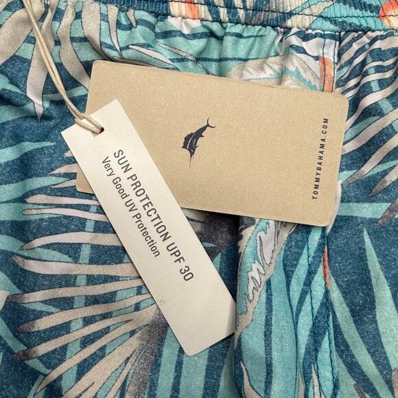 NWT Tommy Bahama Baja Jungle Royale Men's Mesh Swim Trunks with Pockets SMALL - Picture 7 of 8